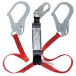 Y-Lanyard, adjustable, 4' - 6', with 2 scaffold hooks