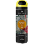 Yellow Soppec, Fluo TP, highly fluorescent worksite marking paint, 12oz.