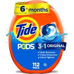 Tide PODS Laundry Detergent Pacs, 112 count
